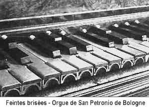 Clavier  feintes brises